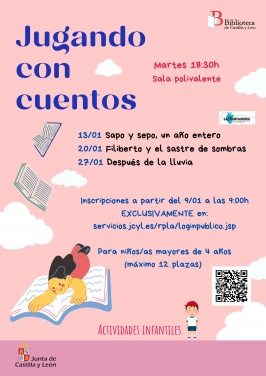 “Jugando con cuentos” en la Biblioteca Publica de Castilla y León