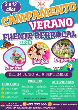 Campamento de Verano Fuente Berrocal