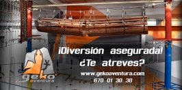 GekoAventura: El parque multiaventura indoor más grande de España.