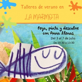Taller de verano "Pega, pinta y descubre con Anna Llenas"