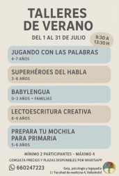 Talleres de verano en Gaia