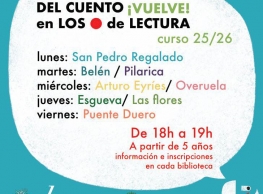 "La hora del cuento" en los puntos de lectura de Valladolid